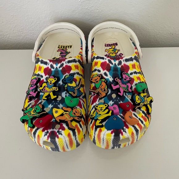 grateful dead crocs size 11